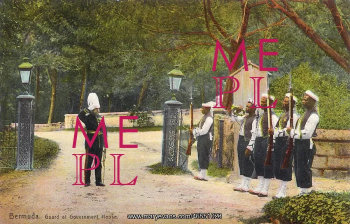  : Bermuda - Guards at the Government House