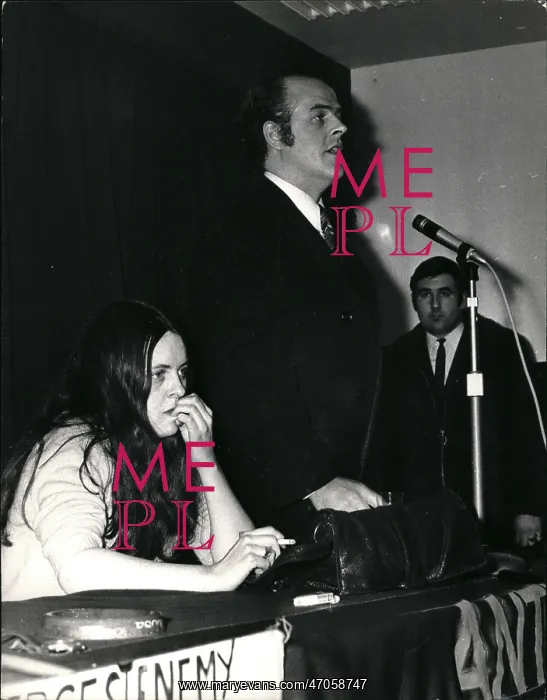 : Bernadette Devlin and Frank McManus, Hammersmith : Bernadette Devlin and Frank McManus, Hammersmith