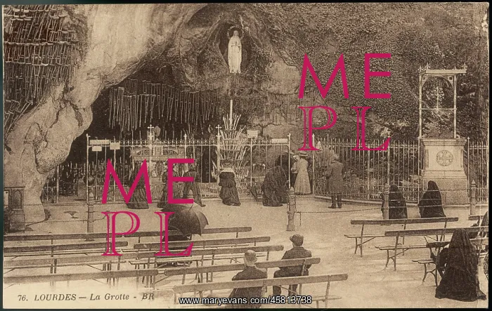 : BERNADETTE / GROTTO 1905 : BERNADETTE / GROTTO 1905