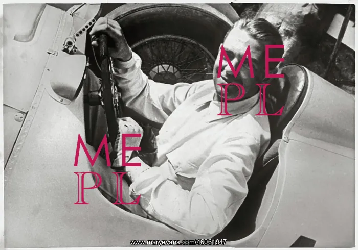 : Bernd Rosemeyer in the cockpit : Bernd Rosemeyer in the cockpit