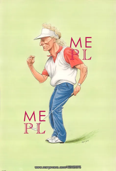 : Bernhard Langer - German golfer : Bernhard Langer - German golfer