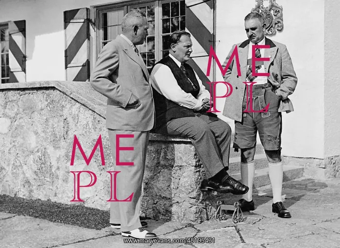 : Bernhard Rust, Hermann Goring and Hanns Kerrl, 1934 : Bernhard Rust, Hermann Goring and Hanns Kerrl, 1934