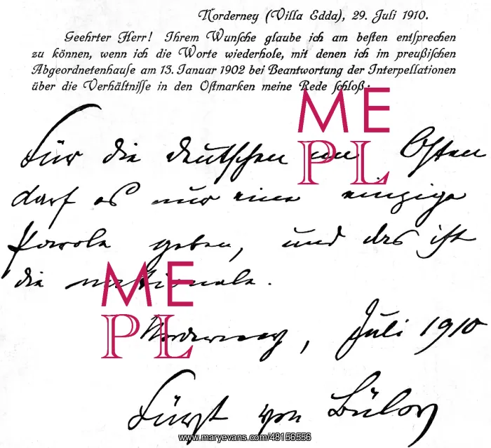 : Bernhard von Buelow : Bernhard von Buelow