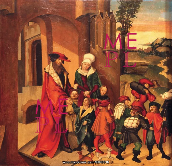 : Bernhardi Altar, scene from the life of St. Bernhard : Bernhardi Altar, scene from the life of St. Bernhard