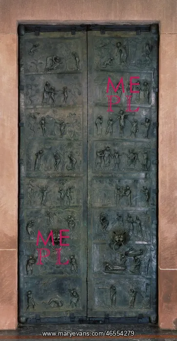 : The Bernward Doors. 1015. GERMANY. Hildesheim : The Bernward Doors. 1015. GERMANY. Hildesheim
