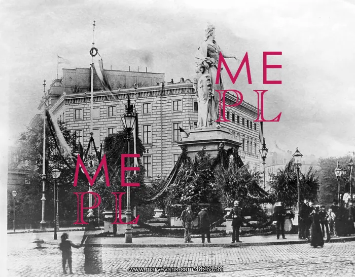 : Berolina on Potsdamer Platz in Berlin, 1889 : Berolina on Potsdamer Platz in Berlin, 1889