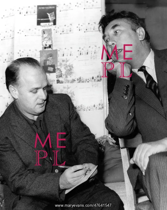 : Bert Baker, Daily Worker journalist, with Frankie Howerd : Bert Baker, Daily Worker journalist, with Frankie Howerd