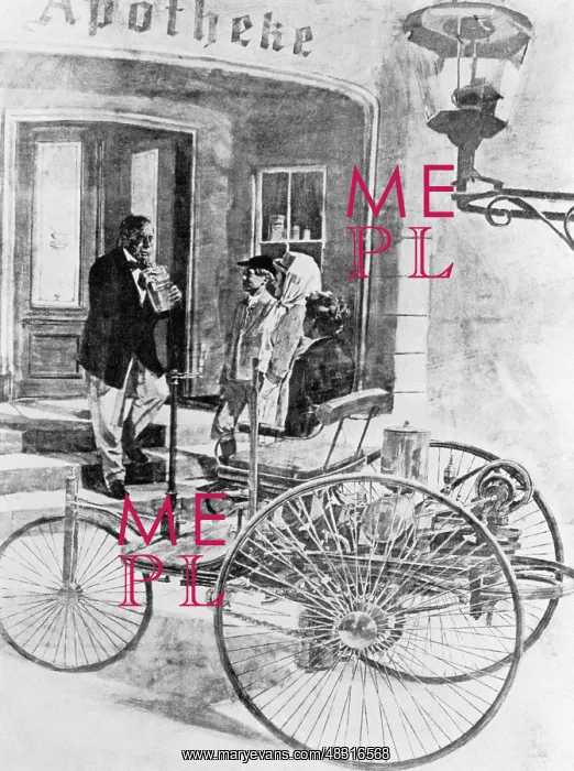: Bertha Benz buys fuel, 1888 : Bertha Benz buys fuel, 1888