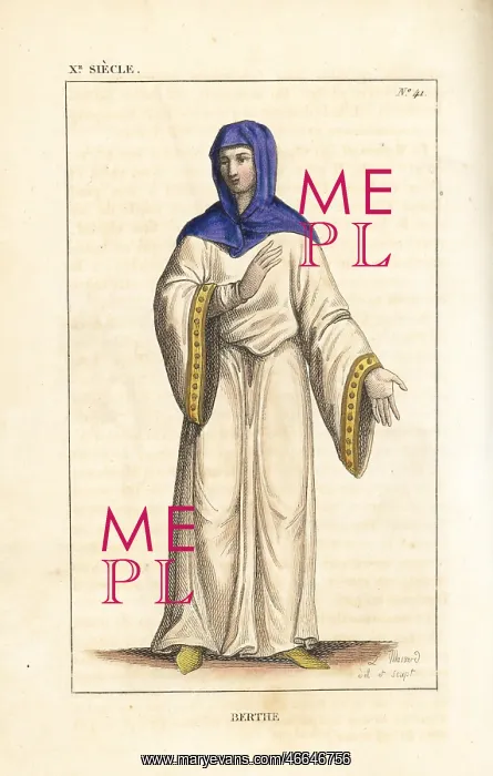  : Bertha, daughter of King Lothair II and his