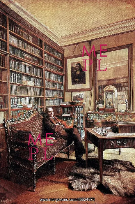 : BERTHELOT IN HIS STUDY : BERTHELOT IN HIS STUDY