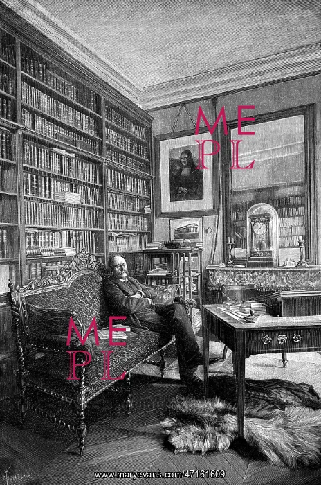 : BERTHELOT IN HIS STUDY : BERTHELOT IN HIS STUDY