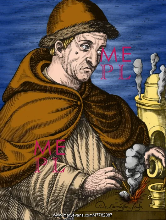 : Berthold Schwarz, German Alchemist : Berthold Schwarz, German Alchemist