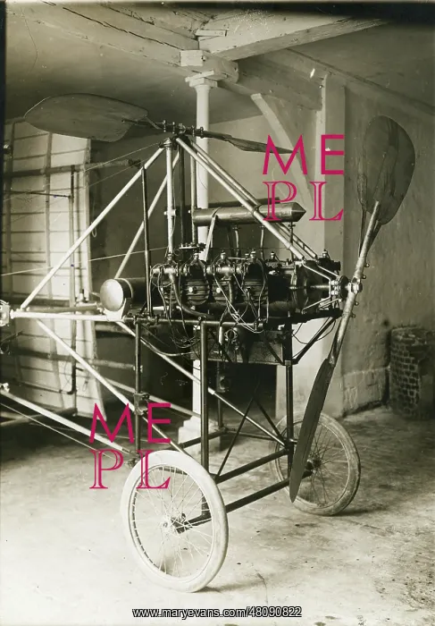 : Bertin II helicopter of 1908 : Bertin II helicopter of 1908