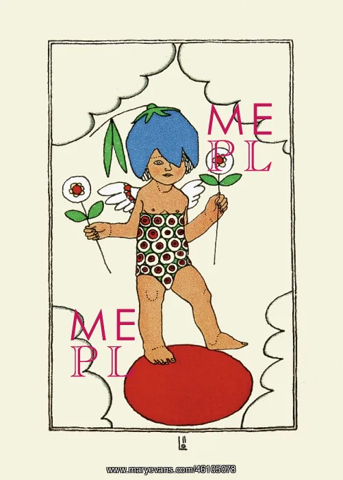 : Bertold Loffler. Easter Card. Wiener : Bertold Loffler. Easter Card. Wiener