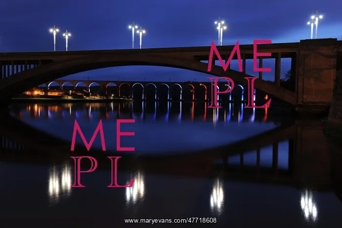 : Berwick-upon-Tweed bridges at night : Berwick-upon-Tweed bridges at night