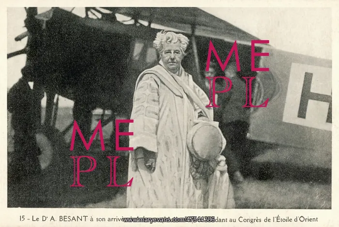 : BESANT AT ARNHEM 1920S : BESANT AT ARNHEM 1920S
