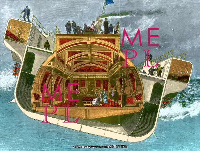 : Bessemer Saloon Steamer, 1874 : Bessemer Saloon Steamer, 1874