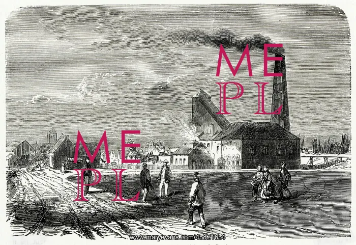 : BETHUNE MINE FRANCE 1861 : BETHUNE MINE FRANCE 1861