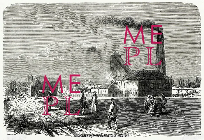 : BETHUNE MINE FRANCE 1861 : BETHUNE MINE FRANCE 1861