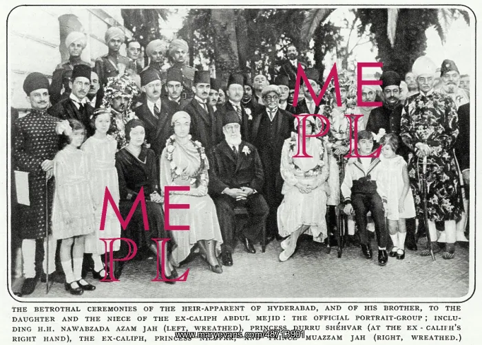 : Betrothal of heir apparent of Hyderabad : Betrothal of heir apparent of Hyderabad