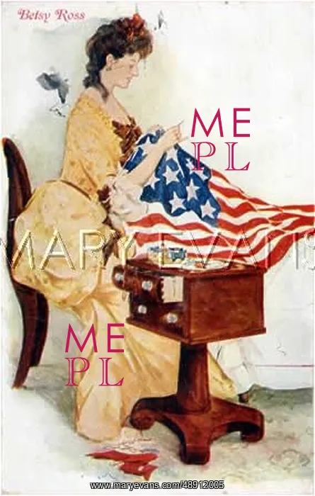 : BETSY ROSS AND FLAG : BETSY ROSS AND FLAG
