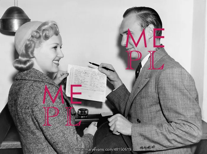 : Betty Grable and Jackie Coogan, 1937 : Betty Grable and Jackie Coogan, 1937