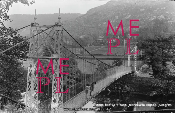 : Betty Y Coed Suspension Bridge : Betty Y Coed Suspension Bridge