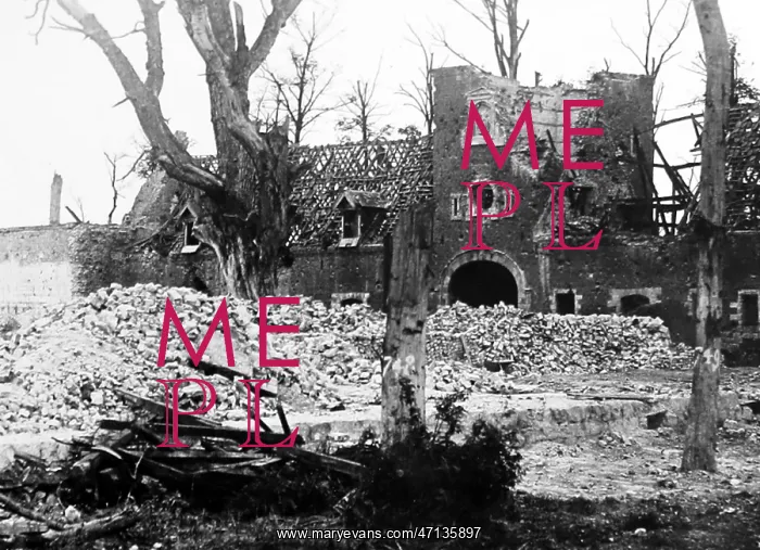  : Beuary Chateau, Festubert during the First World War