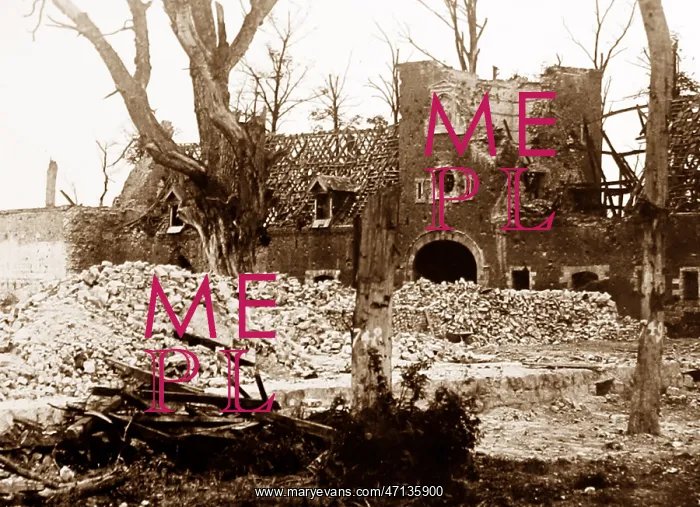  : Beuary Chateau, Festubert during the First World War