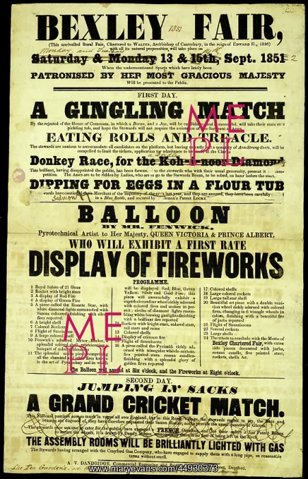 : Bexley Fair 1851 : Bexley Fair 1851