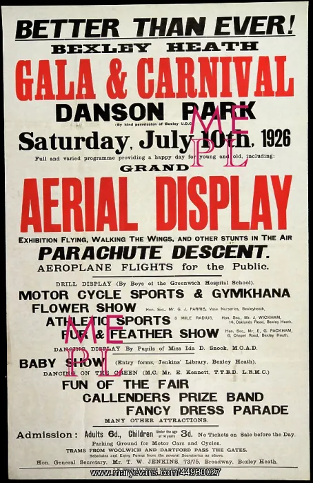 : Bexley Heath Gala and Carnival. 1926 : Bexley Heath Gala and Carnival. 1926
