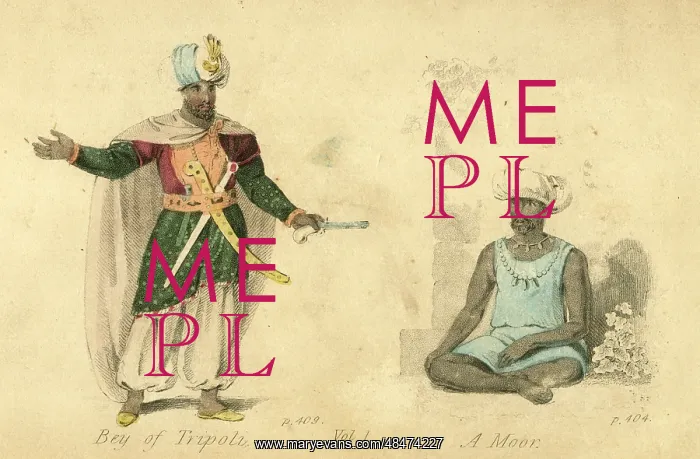  : Bey of Tripoli and a Moor