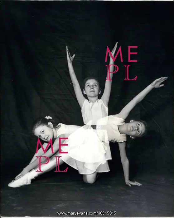 : Bianca Lewis, young dancer, in composite photo : Bianca Lewis, young dancer, in composite photo