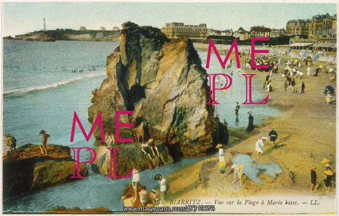  : BIARRITZ / BEACH / LOW TIDE