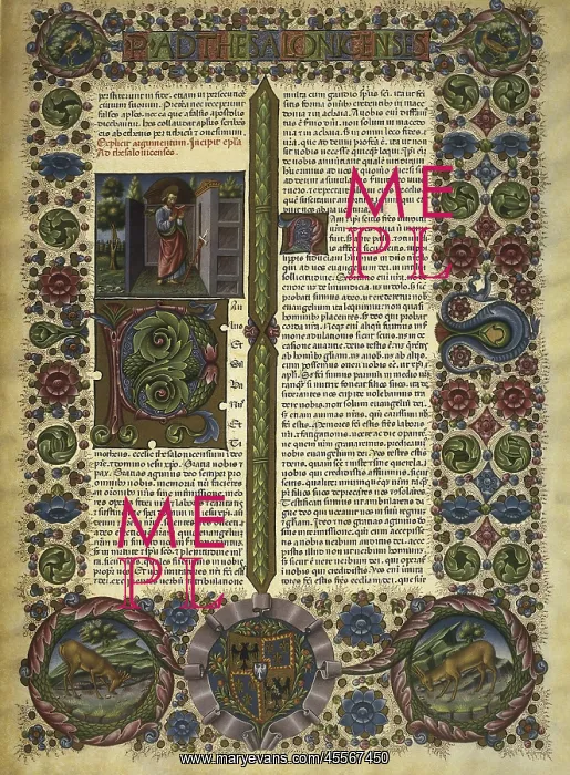 : Bible of Borso d'Este (1455-1461), executed in : Bible of Borso d'Este (1455-1461), executed in