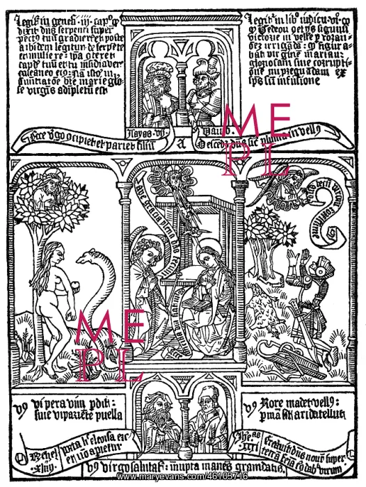 : Biblia pauperum, 1462 : Biblia pauperum, 1462