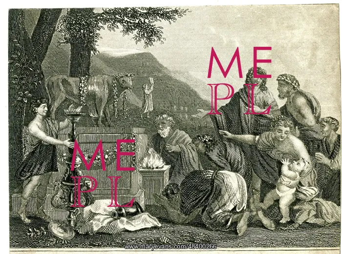 : Biblical scene, The Golden Calf : Biblical scene, The Golden Calf