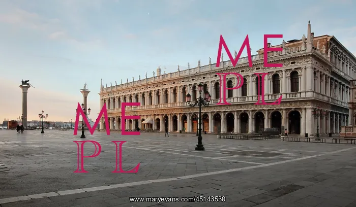 : Biblioteca Marciana and Columns of San Marco and : Biblioteca Marciana and Columns of San Marco and