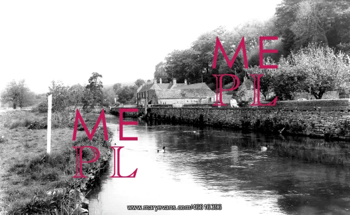  : Bibury, the River c1960