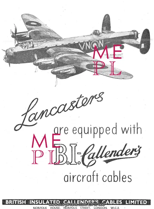 : BICC Aircraft Cables & Wires - Callendars Cables : BICC Aircraft Cables & Wires - Callendars Cables