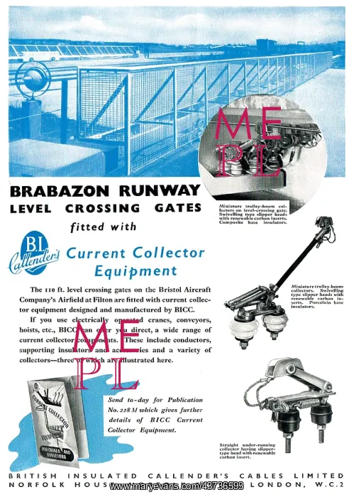 : BICC Electric Current Collector Equipment : BICC Electric Current Collector Equipment