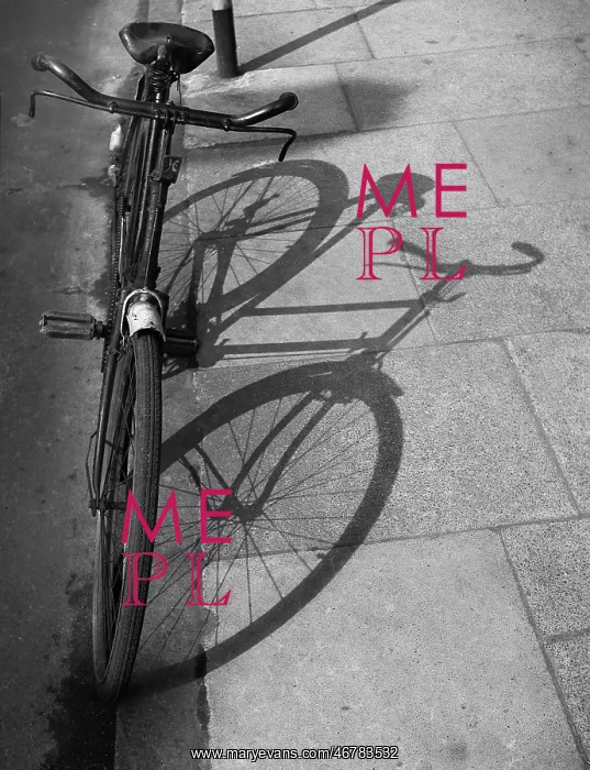 : Bicycle and shadows : Bicycle and shadows
