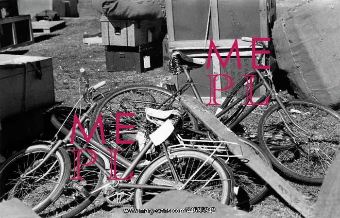 : Bicycles are among Asian property awaiting dispatch : Bicycles are among Asian property awaiting dispatch
