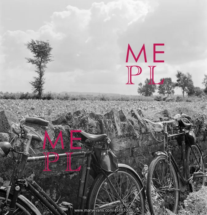: Bicycles And Stone Wall : Bicycles And Stone Wall
