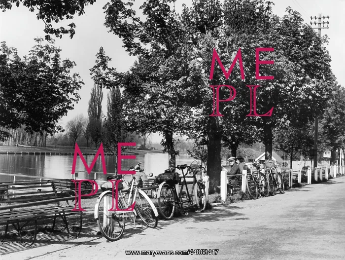 : BICYCLES BY THE THAMES : BICYCLES BY THE THAMES