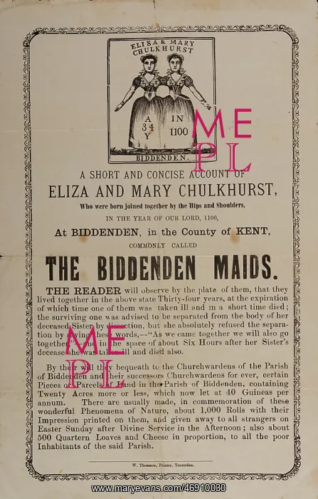  : The Biddenden Maids