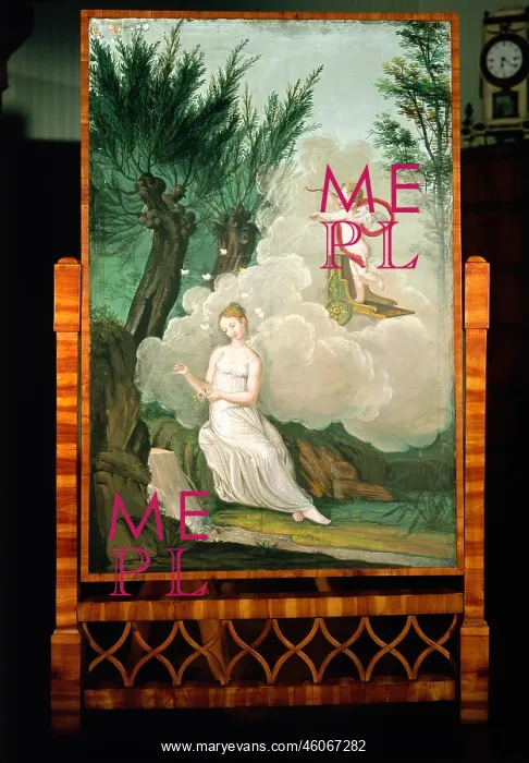 : Biedermeier cheval mirror : Biedermeier cheval mirror