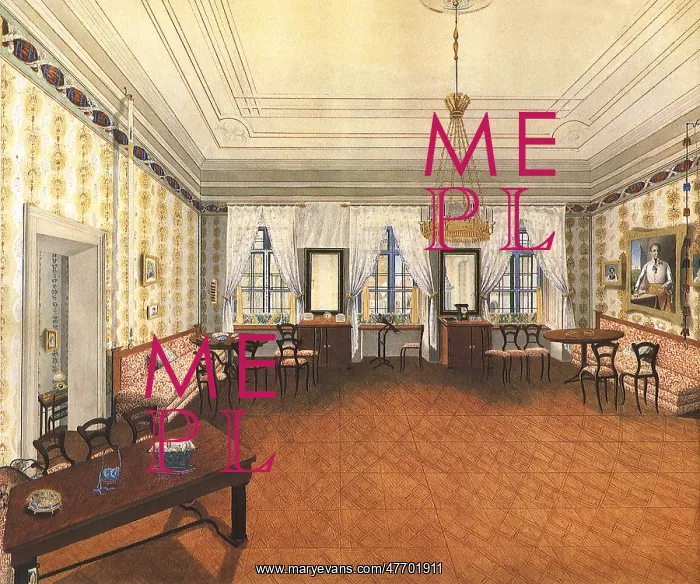 : Biedermeier Living Room : Biedermeier Living Room