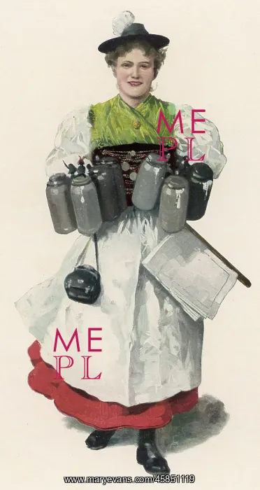  : BIERGARTEN WAITRESS 1899