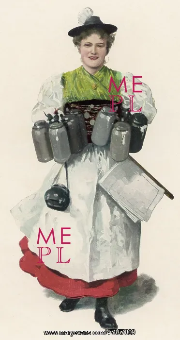 : BIERGARTEN WAITRESS 1899